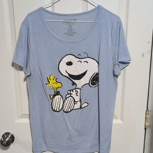 Peanuts Light Gray Tee